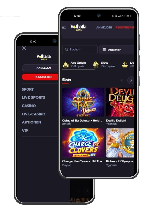valhalla wins casino mobile version