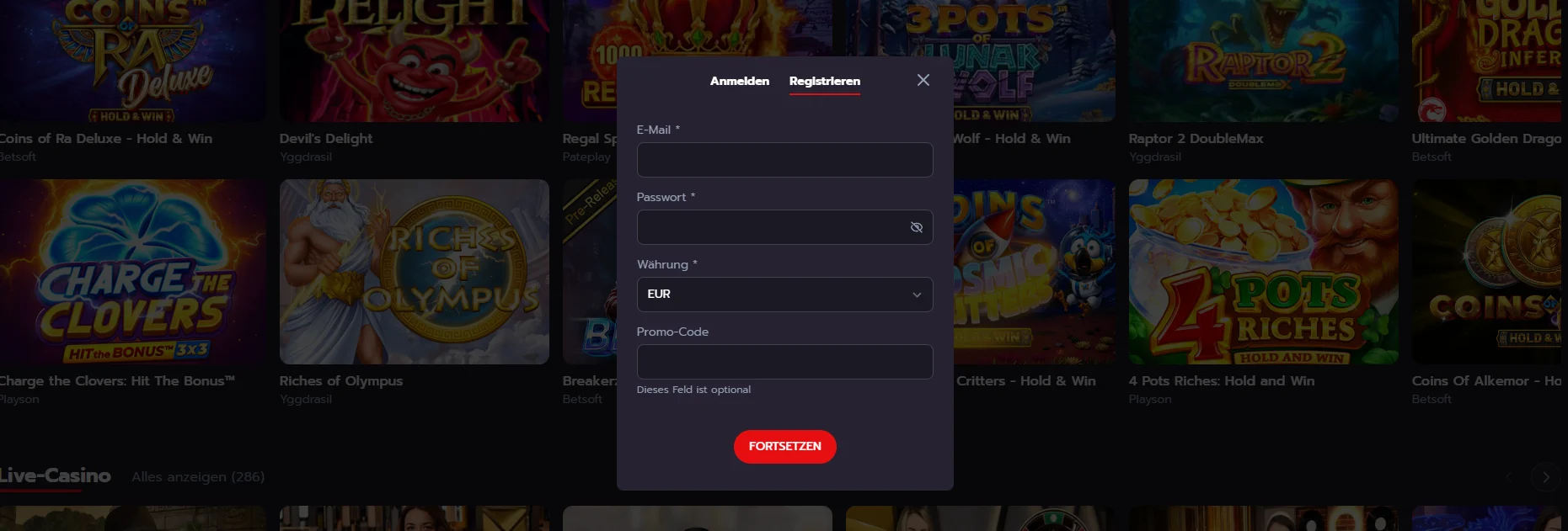 valhalla wins casino registrierung